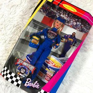 Collector Edition 50th Anniversary 1948 - 1998 NASCAR Official Barbie Doll